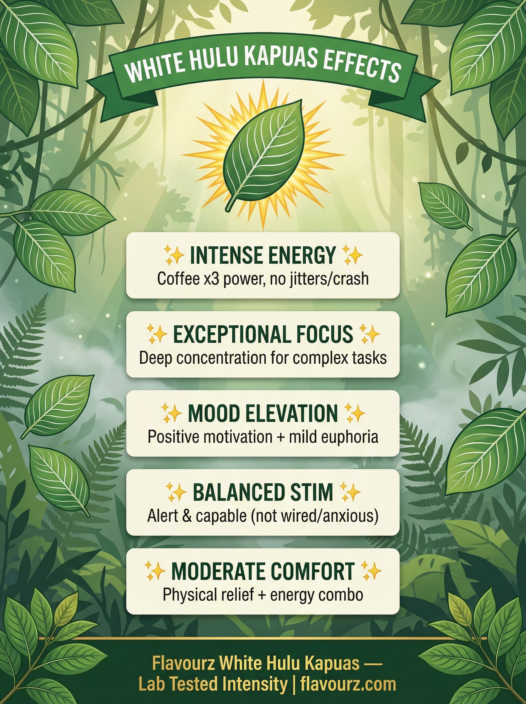 infographic for White Hulu Kapuas Effects Profile